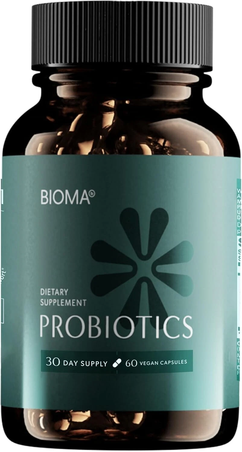 BIOMA Probiotics Gut Health XOS Tributyrin Bifido Vegan Gluten-Free 30 Caps