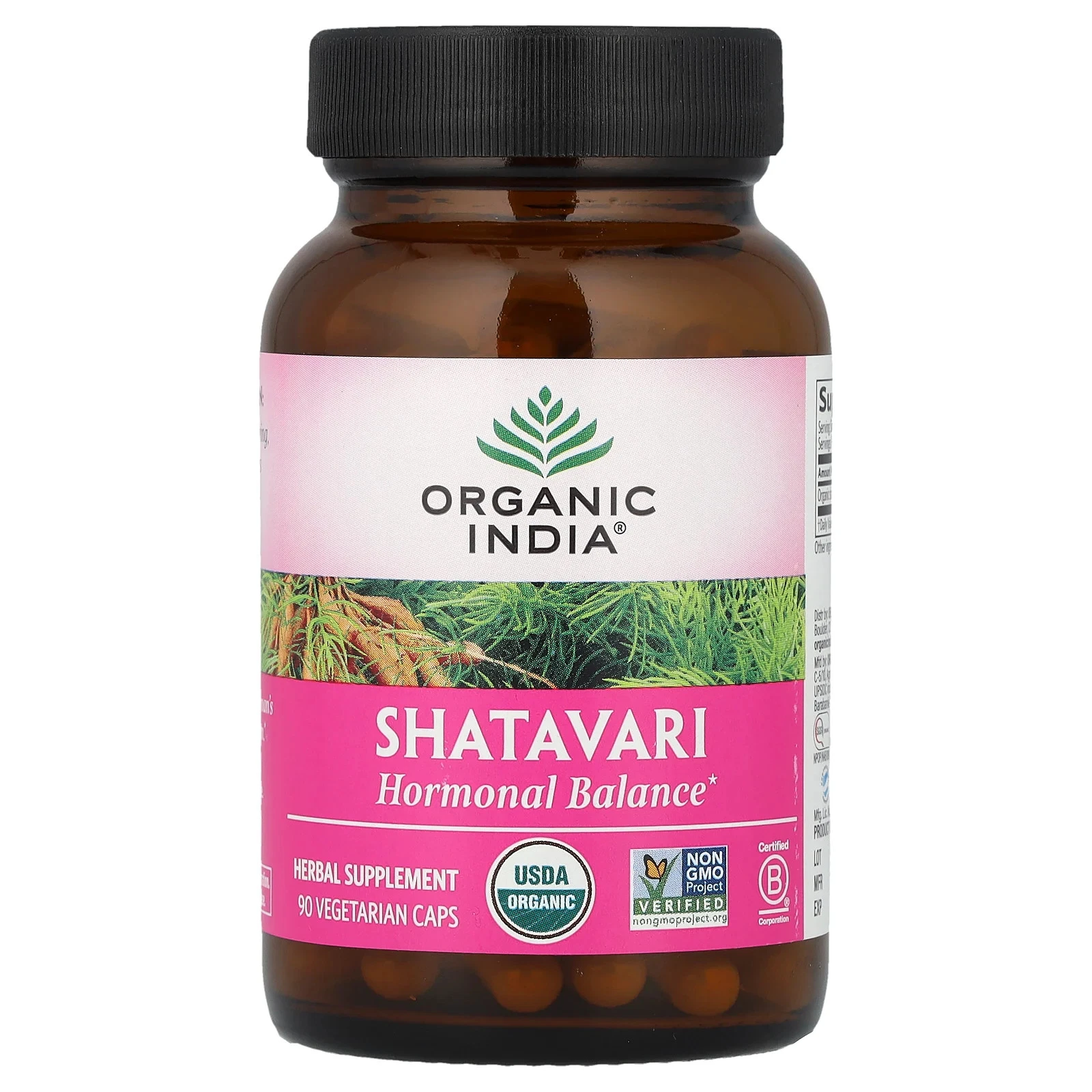 [134843096332] Shatavari, 90 Vegetarian Caps (400 mg per Capsule)