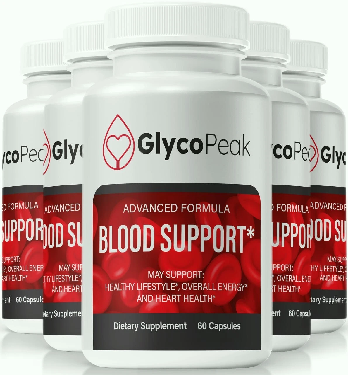 (5 Pack) GlycoPeak Pills, Glyco Peak Glyco Optimizer for Blood Pressure & Sugar
