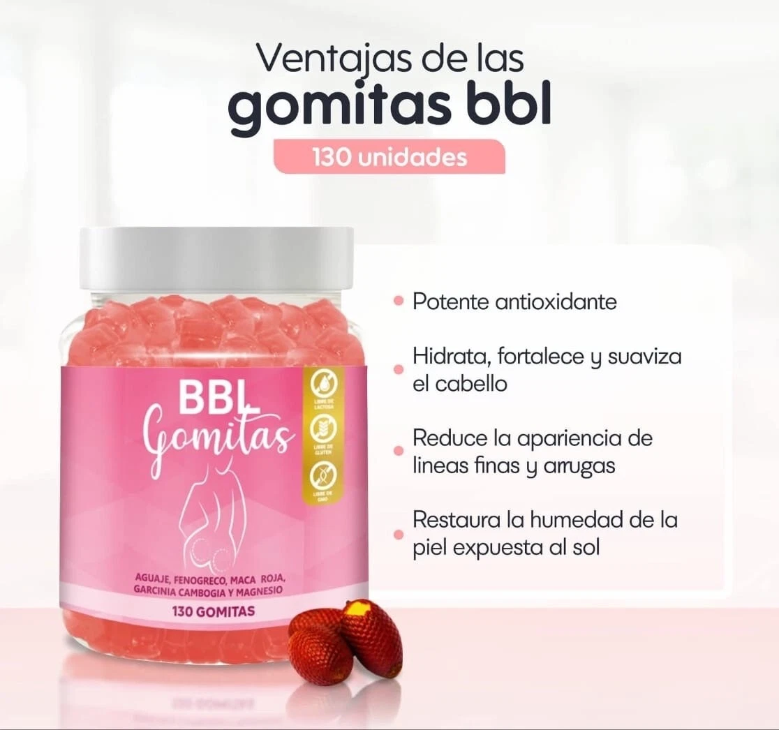BBL Butt Gummies Supplement,Big Booty Multivitamin 120 gummies