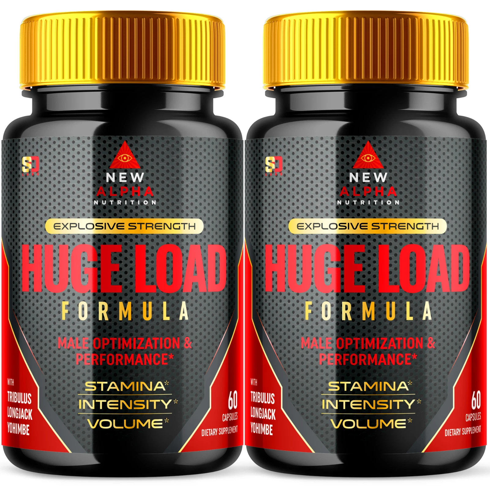 [166949507084] Huge Load Formula Optimizes Strength, Boost Performance and Stamina (2 Pack)
