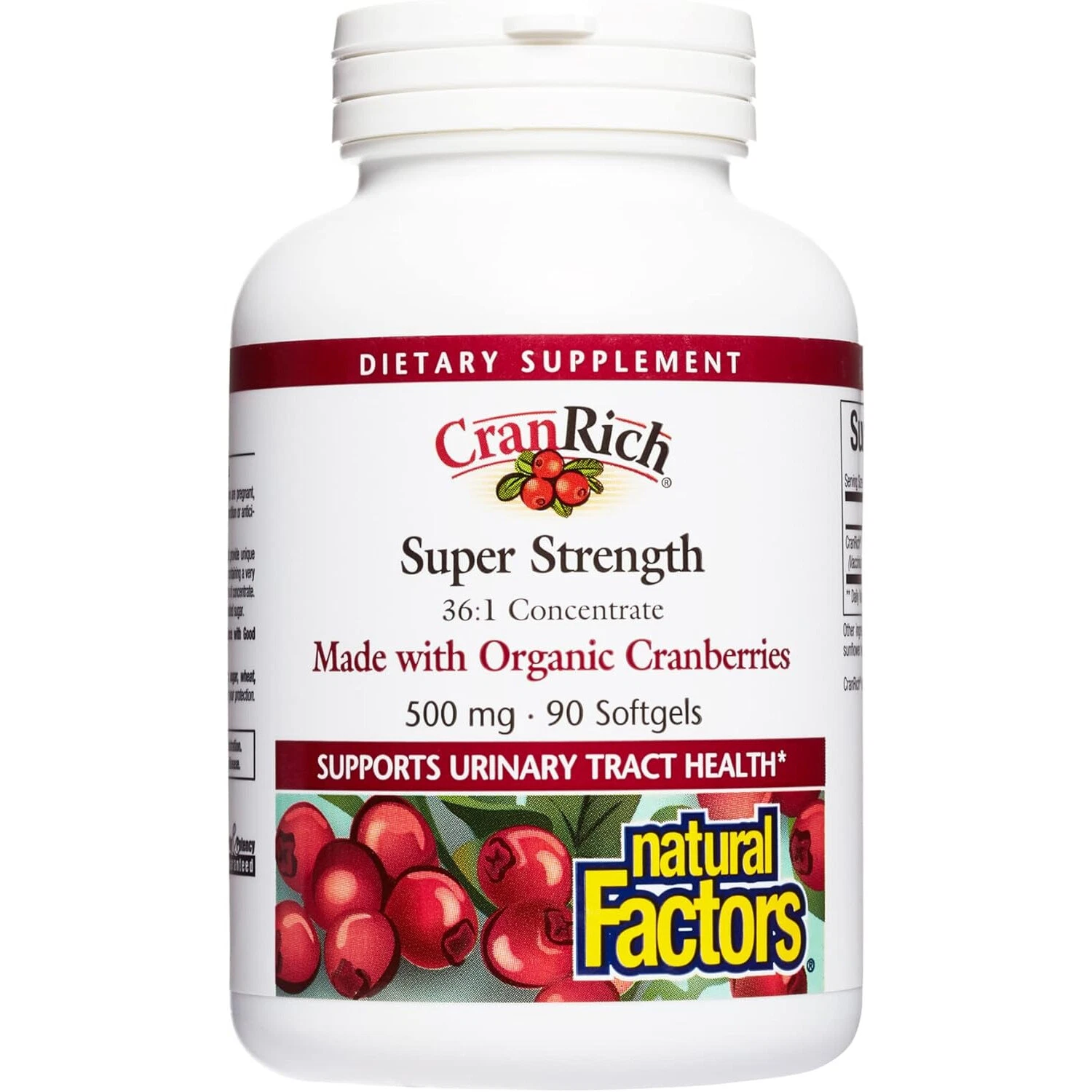 [223671997173] Natural Factors CranRich Super Strength, 90 Softgels