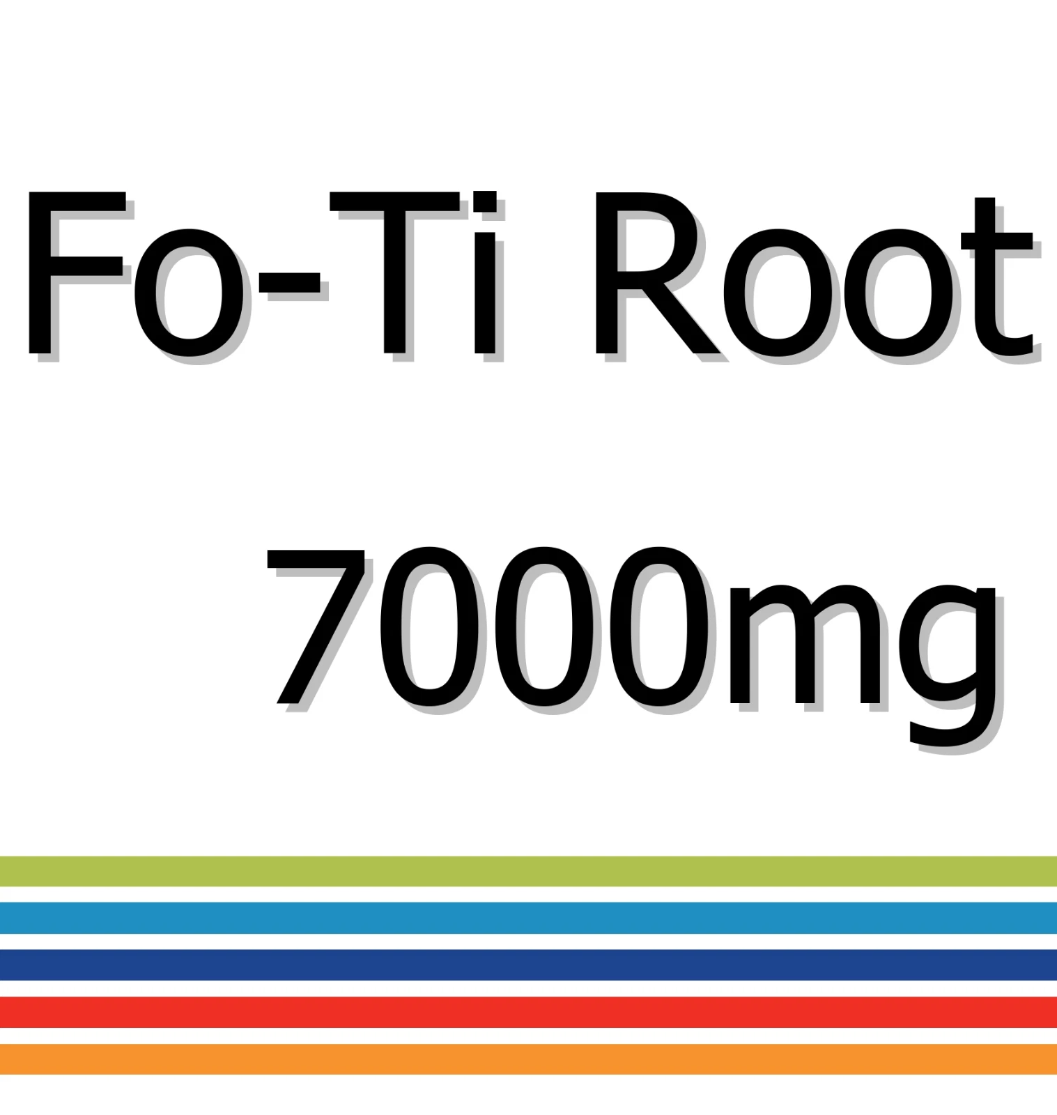 Fo-Ti Root 7000mg x 30 Tablets - Skin Rejuvenation