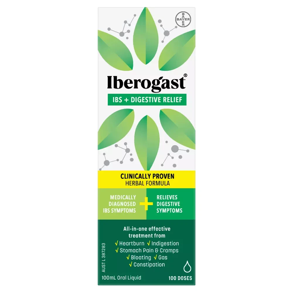 Iberogast IBS + Digestive Relief Oral Liquid Herbal Effective Formula 100ml