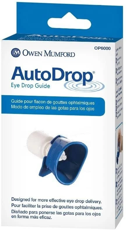 Owen Mumford 6000 Autodrop Eye Drop Guide Easy Use Bottle Grip 1 ct Pack of 12