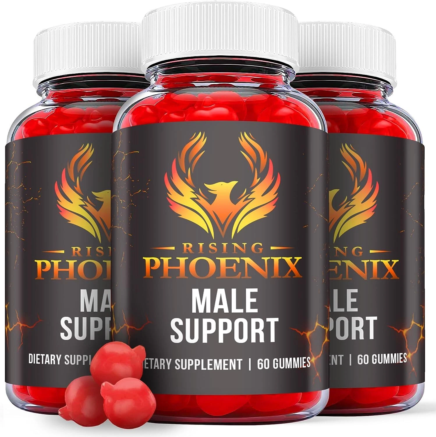 [285508220921] Rising Phoenix Male Gummies - Rising Phoenix Gummy ORIGINAL - 3 Pack