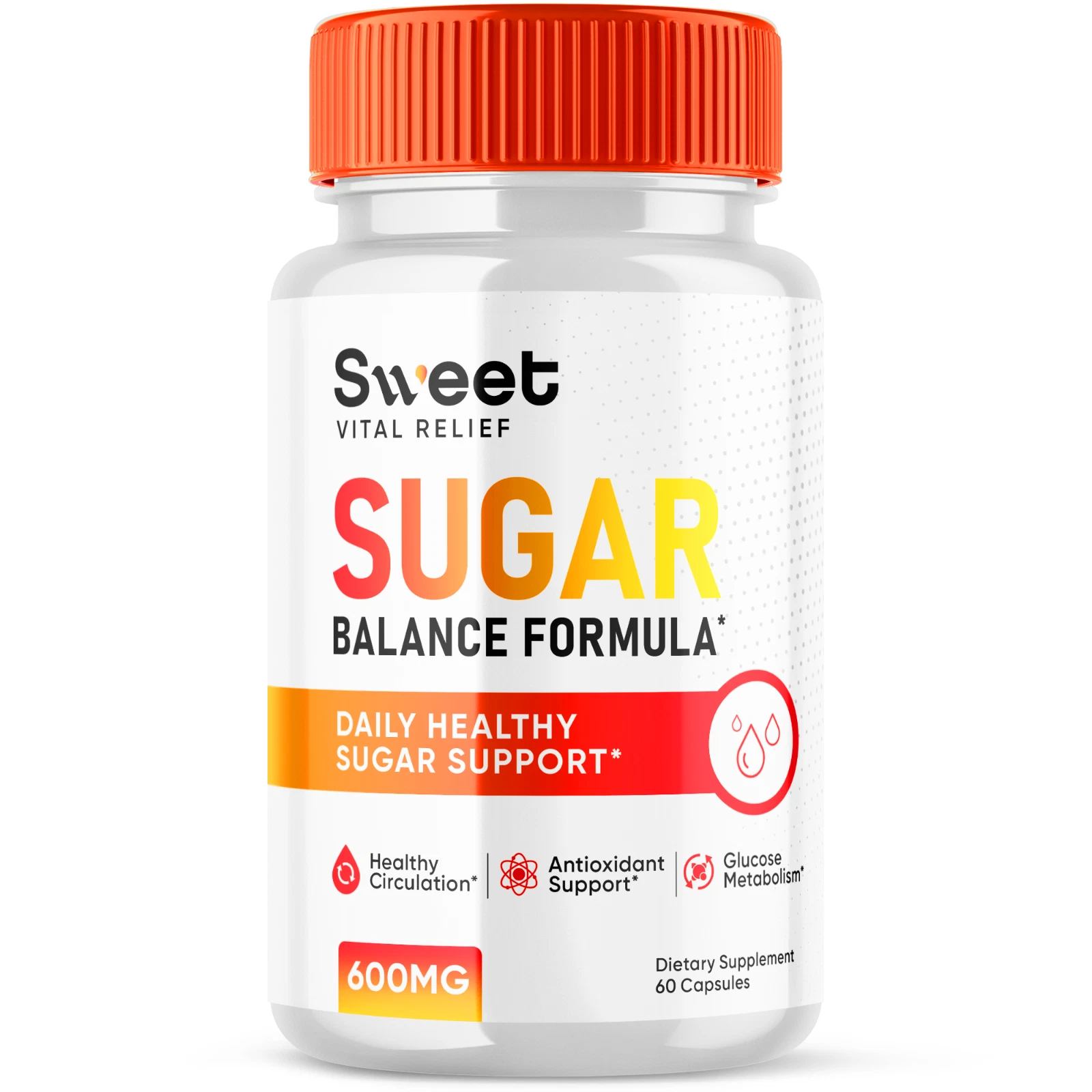 Sweet Vital Relief Glyco Balance Formula Advanced Glycogen Support 60 Capsules