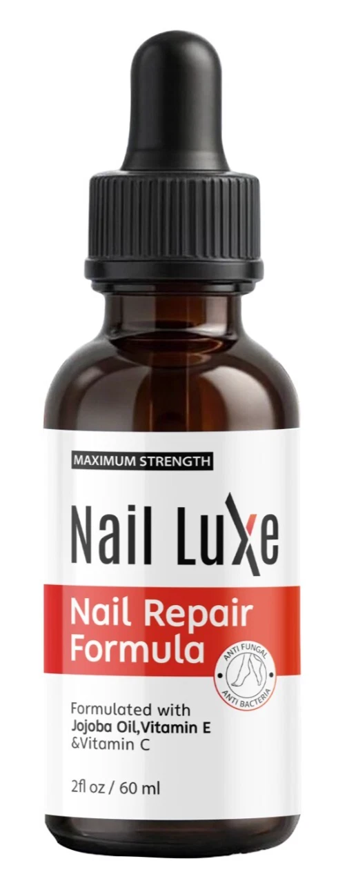 Fórmula de reparación de uñas Nail Luxe gotas fórmula avanzada de máxima fuerza (1 paquete)