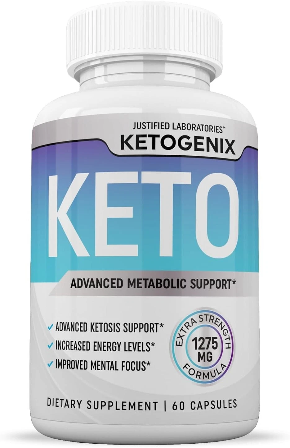 Ketogenix Keto Pills 1275MG New & Improved Formula Contains Apple Cider Vinegar