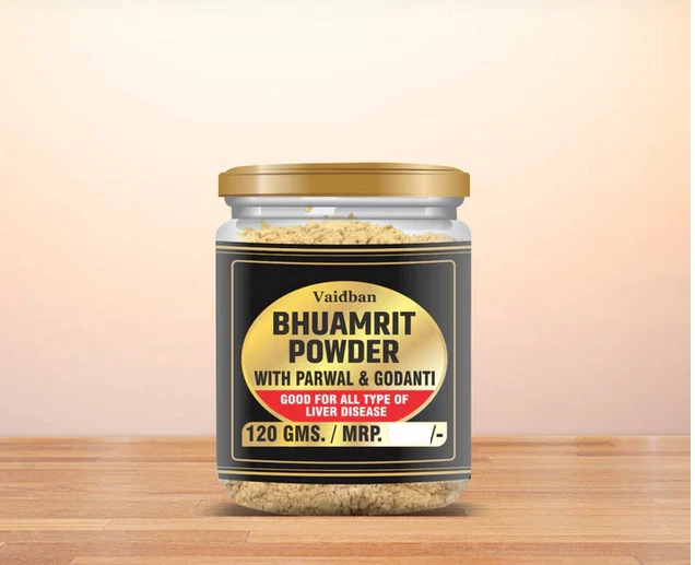 Vaidban Bhuamrit Powder with Parwal & Godanti For Liver Care 120gms powder + F/S