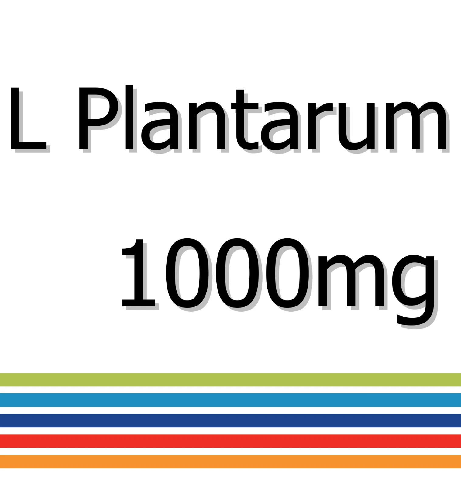L Plantarum 1000mg x 90 Tablets - Inflammation Reduction