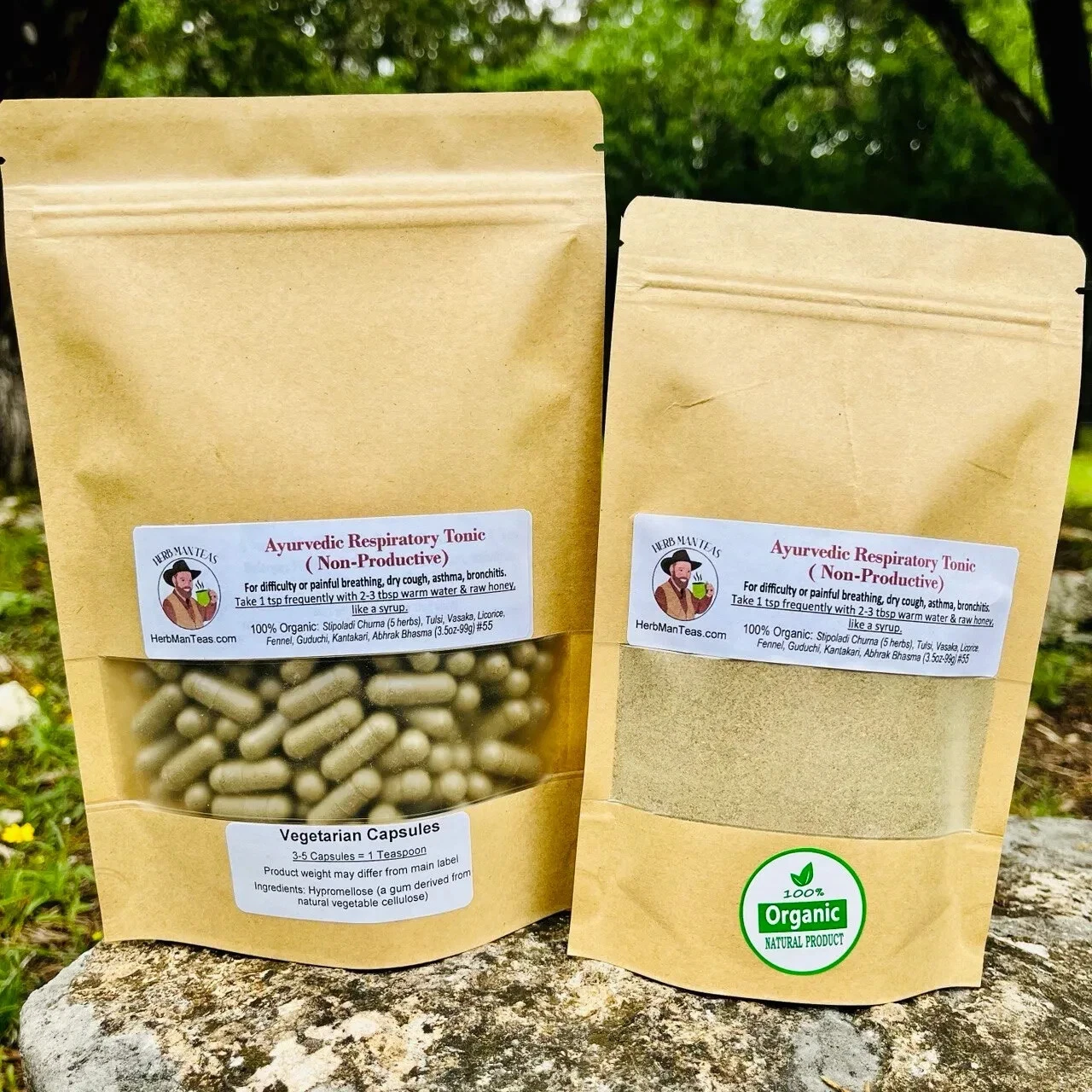 Respiratory Tonic - For bronchitis, dry cough, painful breathing (no mucus) #55