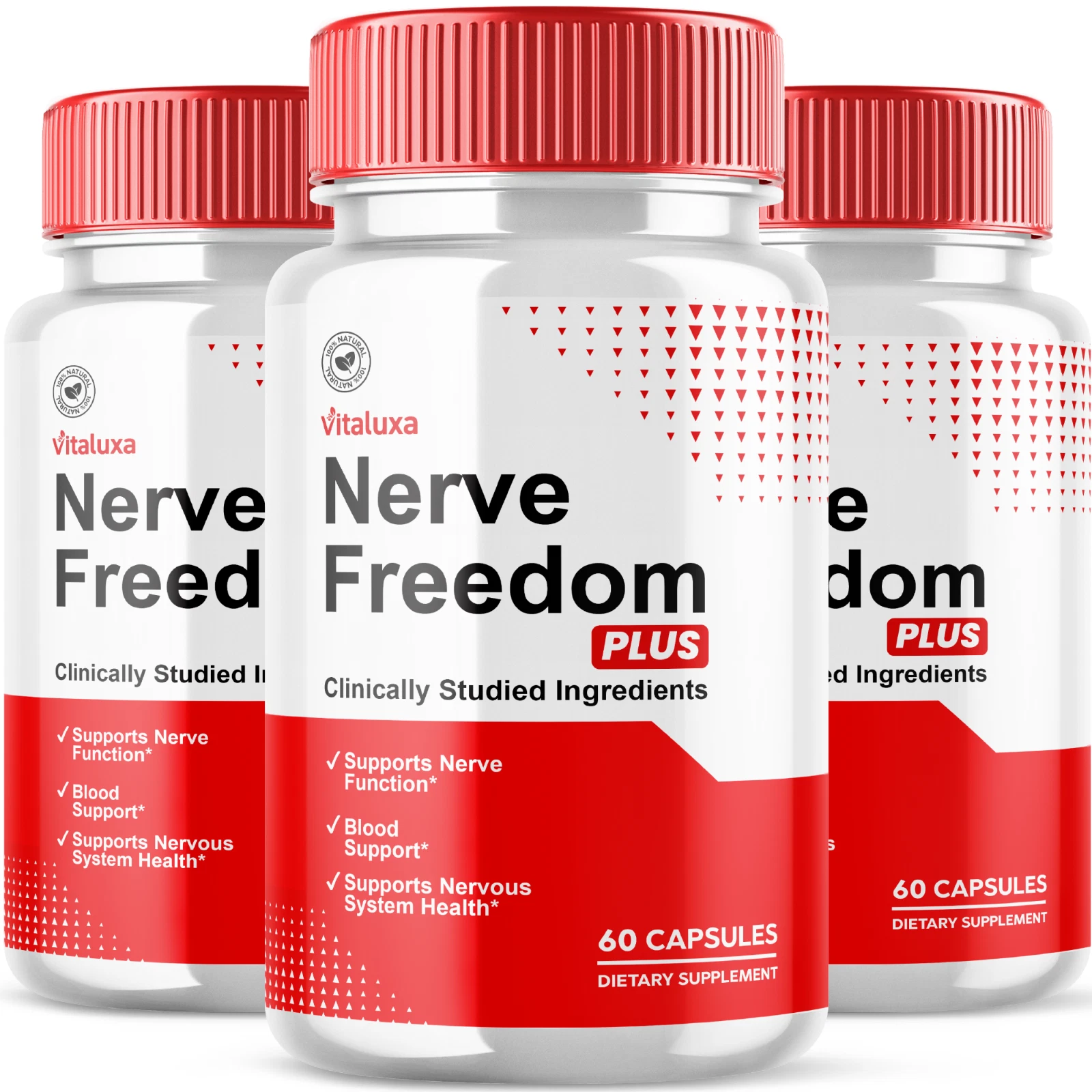 (3 Pack) Nerve Freedom Capsules For Nerve Health & Nerve Support (180 Capsules)