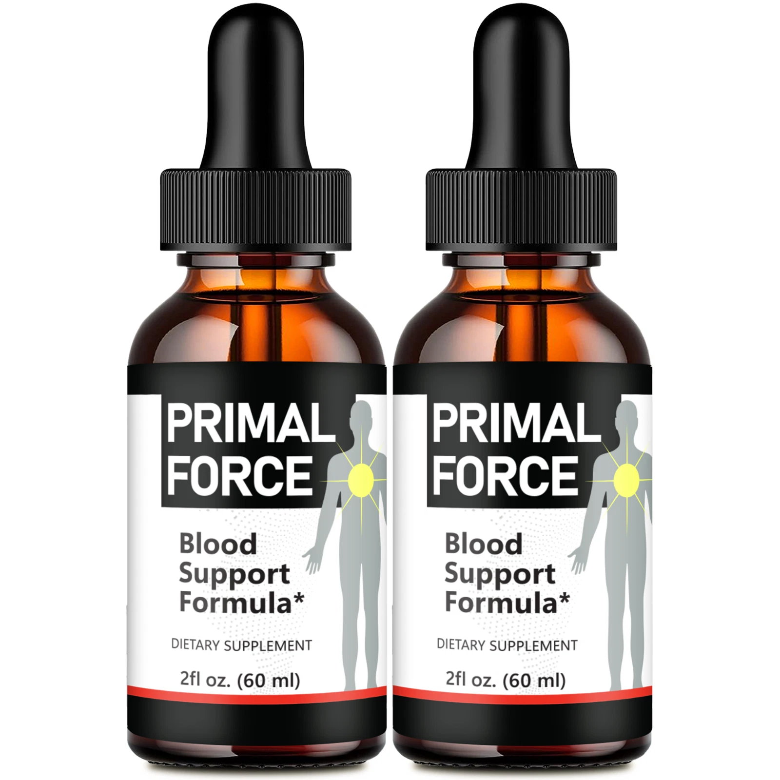 (2 Pack) Primal Force Prostate Drops for Men, PrimalForce Men Liquid Drops