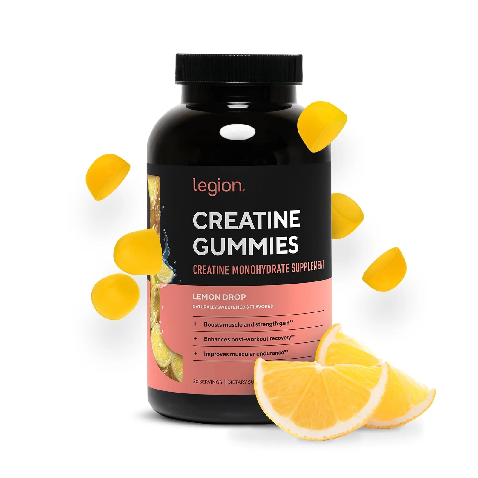 Creatine Monohydrate Gummies - Clean Creatine Gummies for Muscle Gain, Improv...