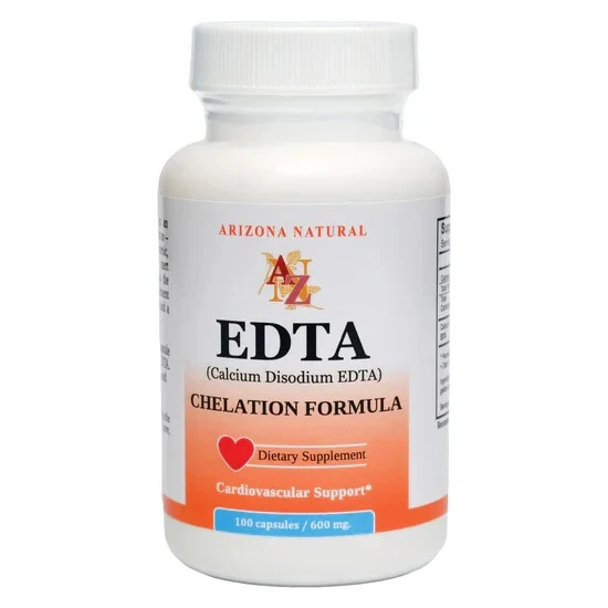 [144707063067] Arizona Natural Oral Chelation EDTA Cardiovascular/Heart Support 100 Caps