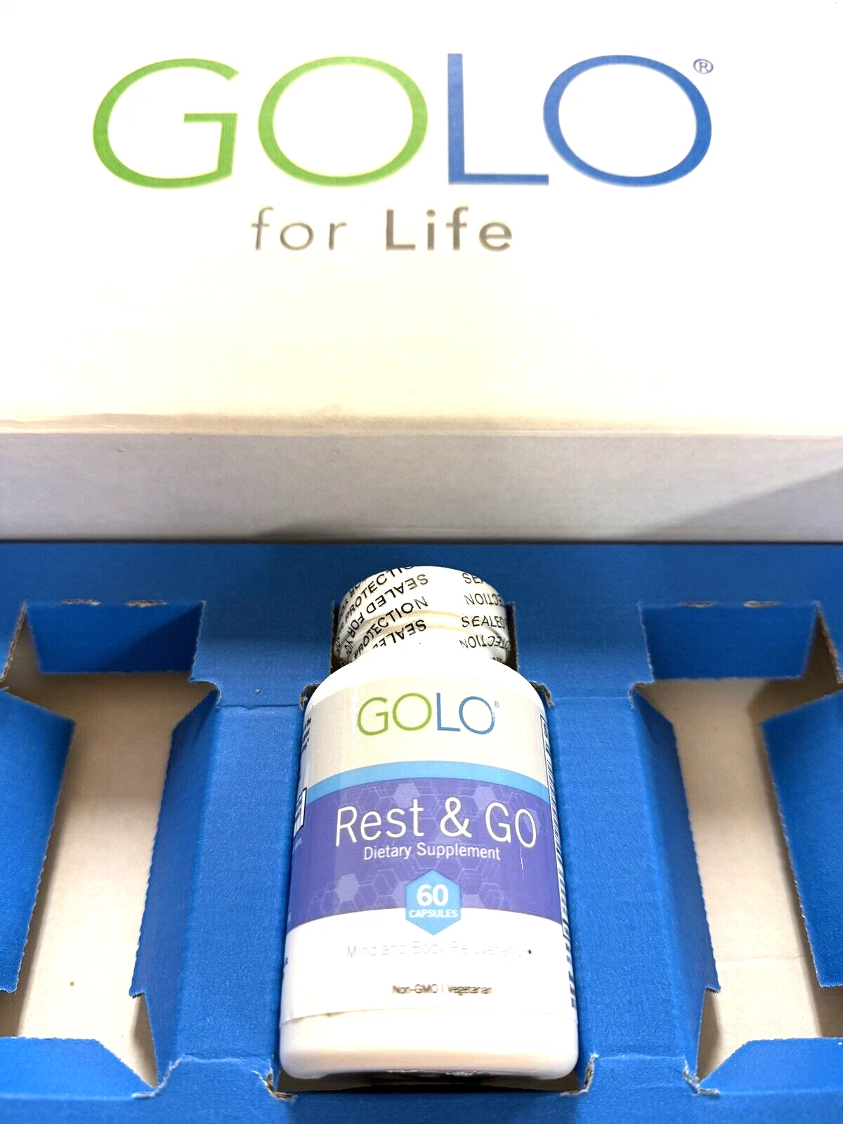 ✳️🔥 GOLO Release Rest & GO Dietary Supplement 60 Capsules New Sealed ✳️🔥