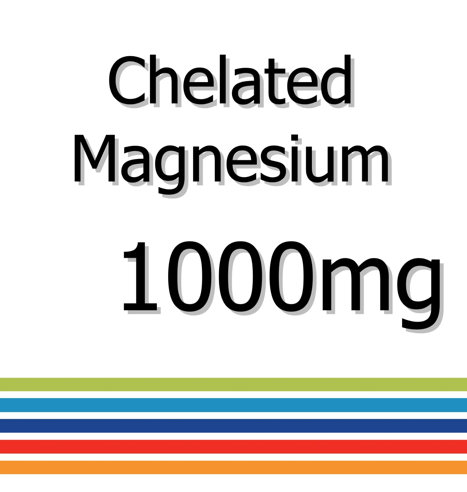 Chelated Magnesium 1000mg x 30 Tablets - Sleep Quality
