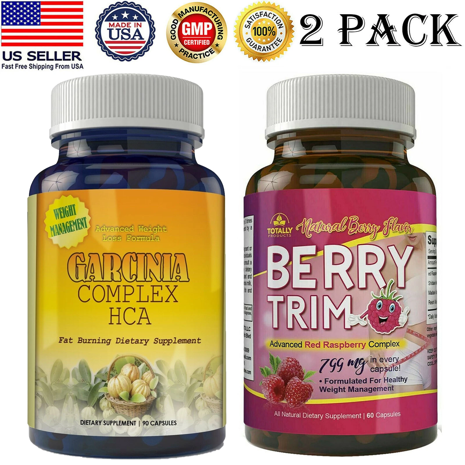 Garcinia Cambogia Weight Loss Supplements Red Raspberry Ketone Fat Burn Pills