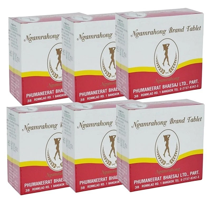 Thai Herbal Laxative Senna Detox Slimming Weight Shape Herbs 6 Boxes x 80 Tablet