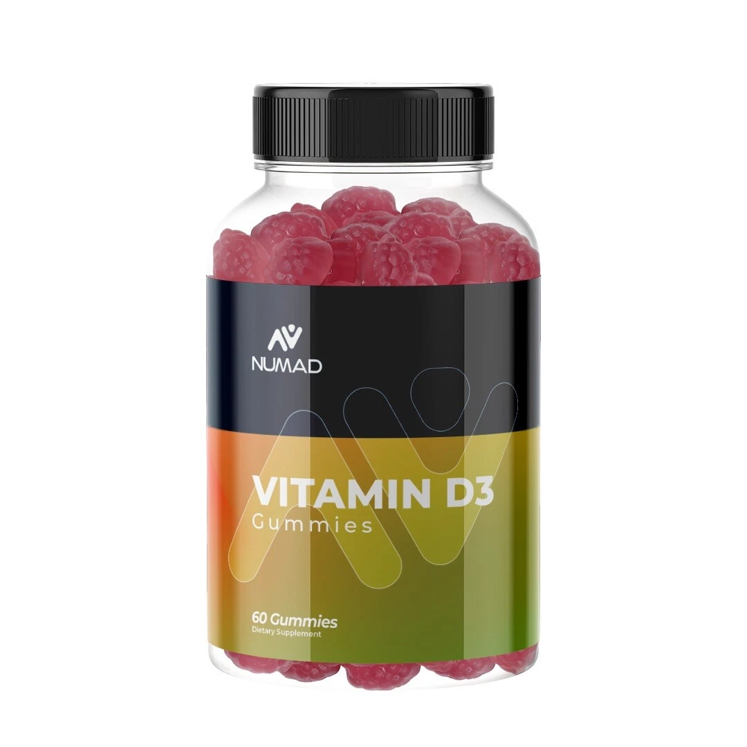 NUMAD GUMMIES Vitamin D3 Extra Strength 5000 IU (125 mcg) High Potency Vitamin D