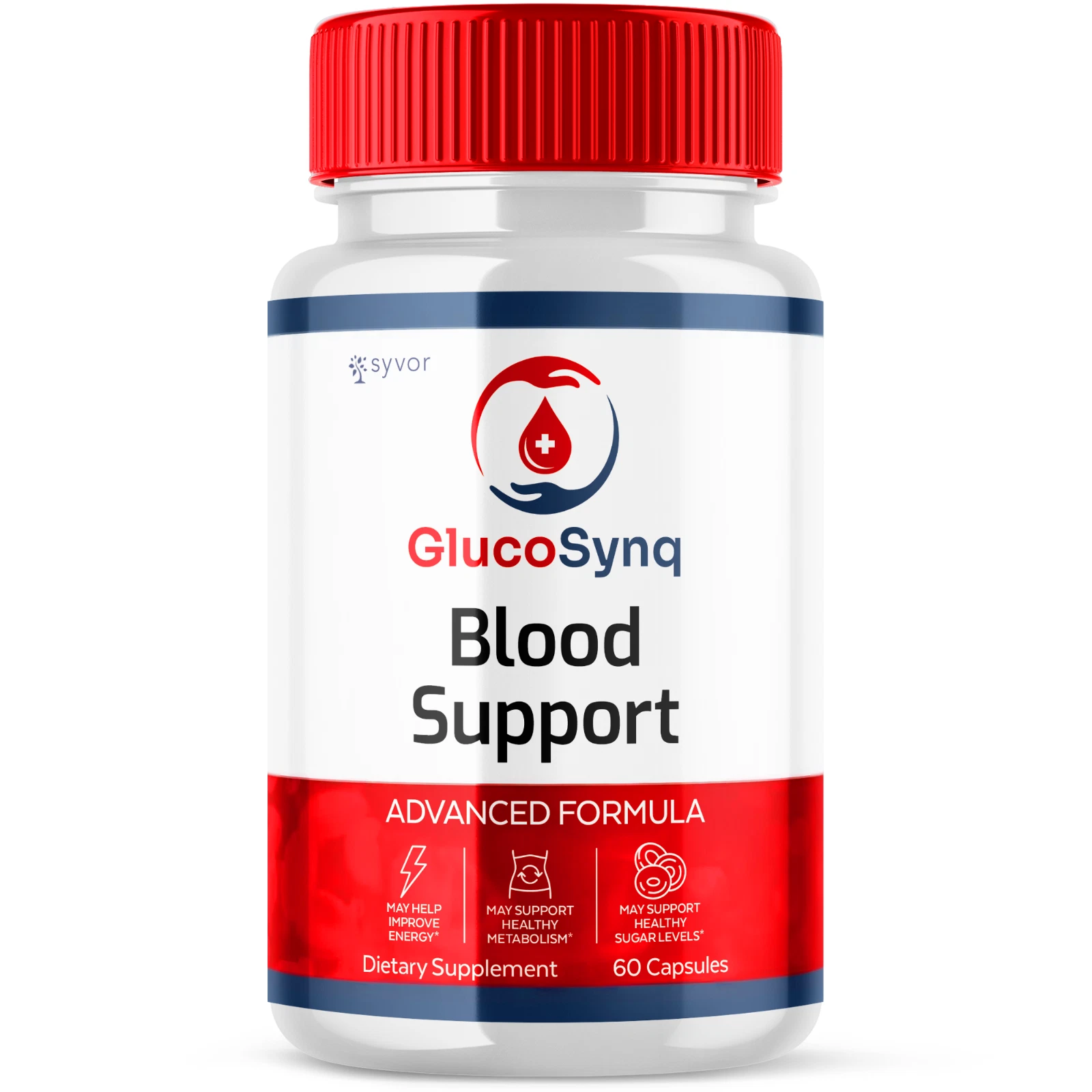 Glucocync Blood Support Advanced Formula Supplement Natural Ingredients 60 Caps