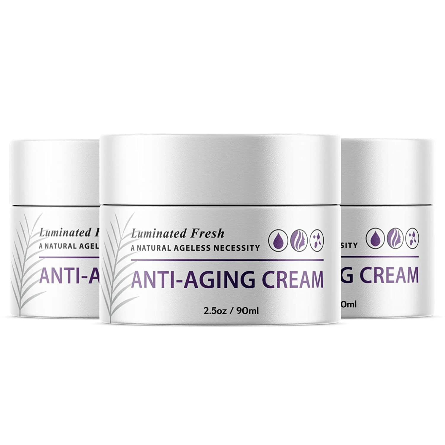 3-Luminated Fresh Anti-Aging Cream,Wrinkle Remover,Skin Tightening and Firming