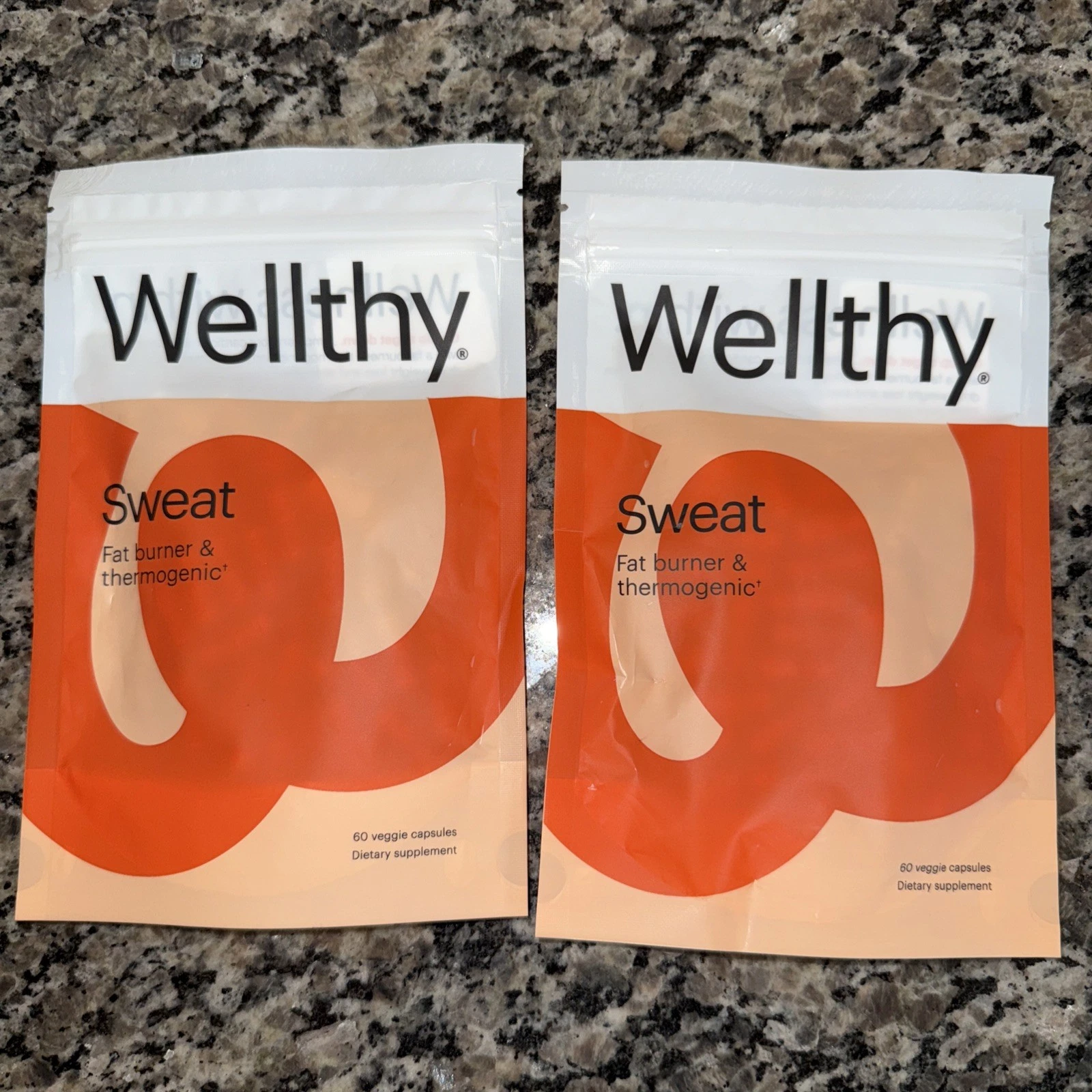 2X-Wellthy® SWEAT Fat Burner & Thermogenic Fat Burner Capsules 60 Count Vegan GF