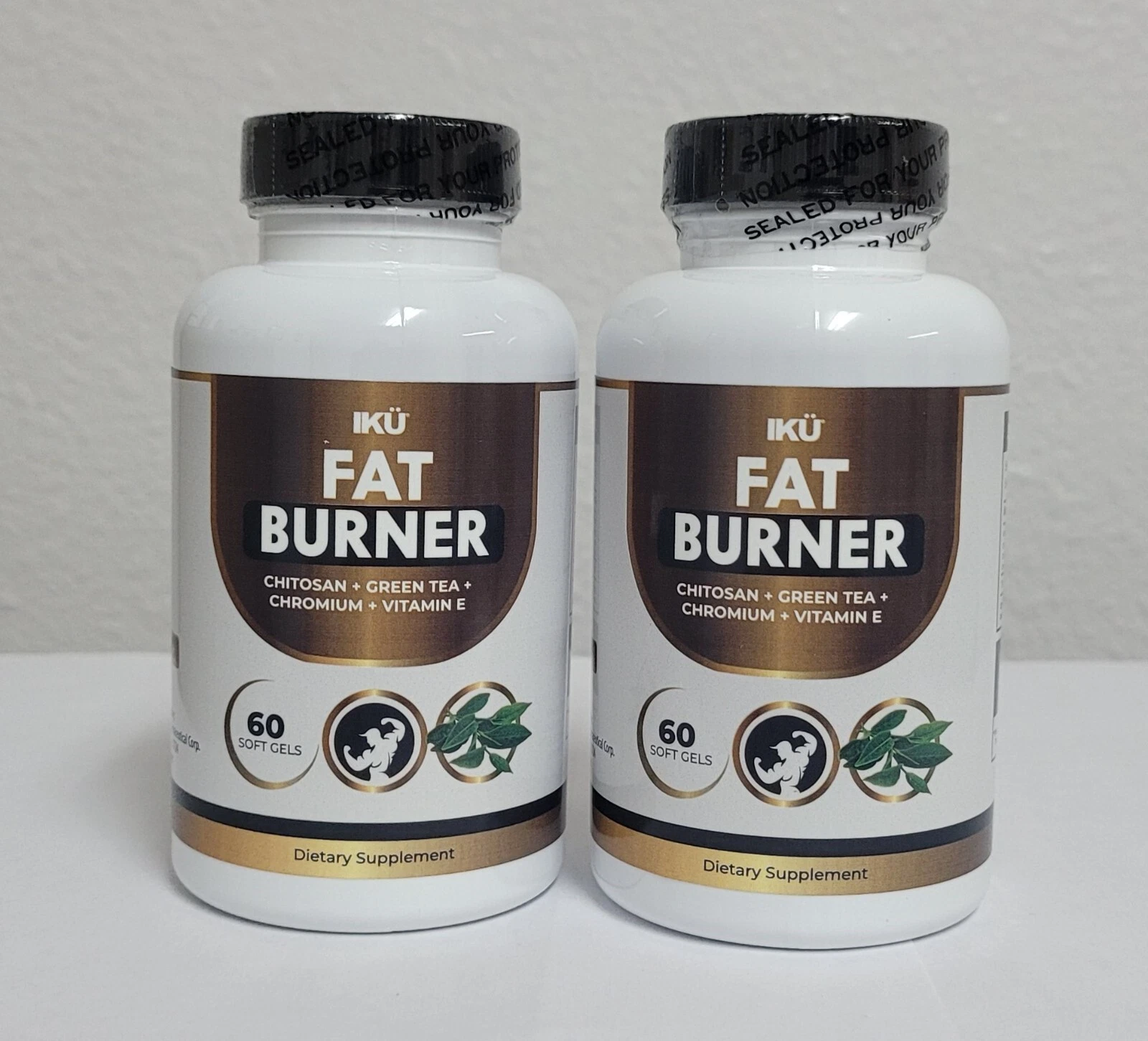 Fat Burner- Chitosan-Green tea & Chromium-(Two Pack)-120 Soft Gels-Weight Loss
