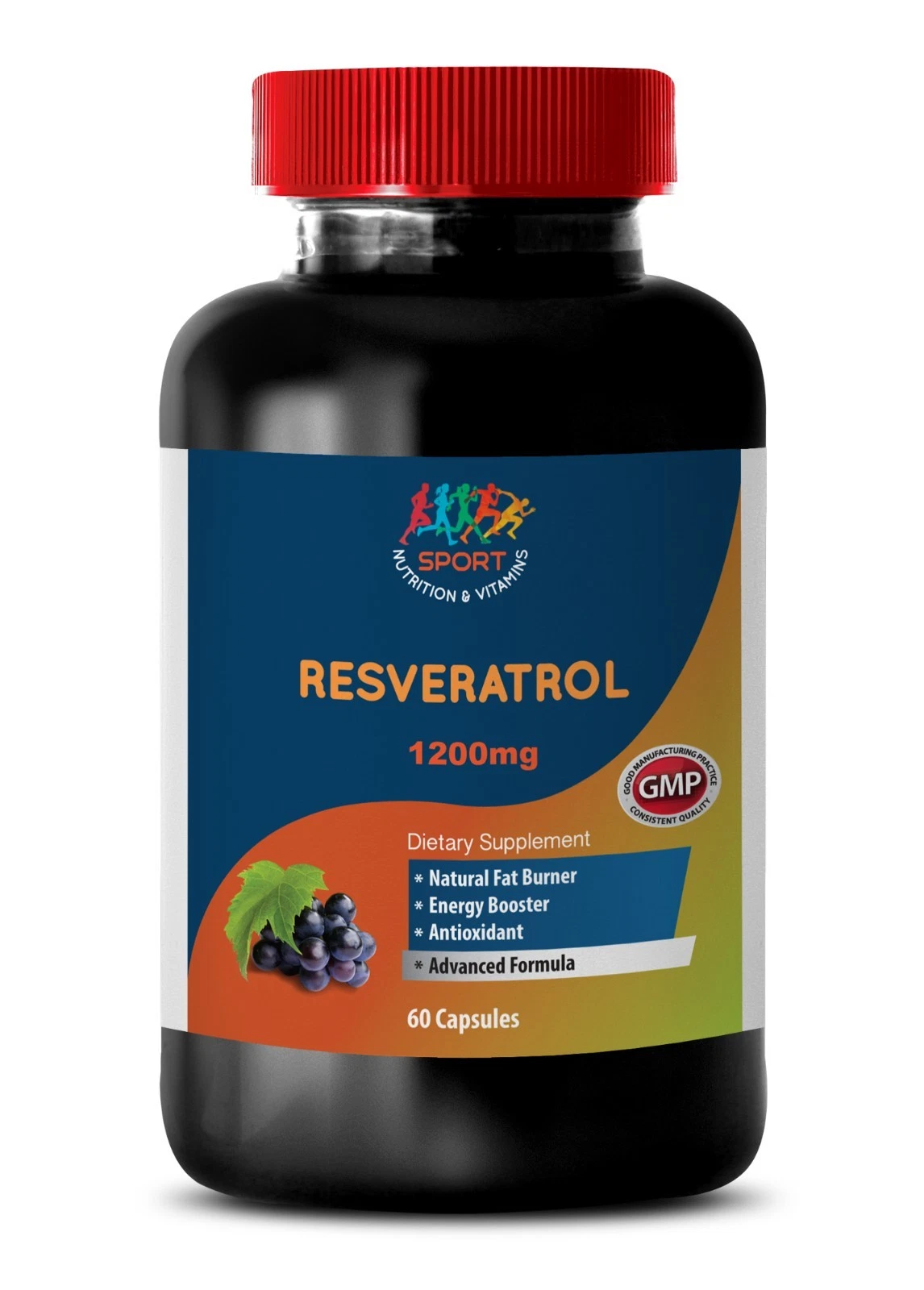 Chinese Green Tea - RESVERATROL SUPREME 1200MG - Boosts Mental Sharpness - 1Bot