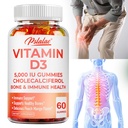 Vitamin D3 Cholecalciferol 5,000 IU Gummies - Immune, Bone, Absorption Support