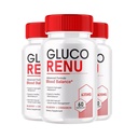 3-Pack Gluco Renu, Glyco Optimizer Blood Balance GlucoRenu Pills - 180 Capsules