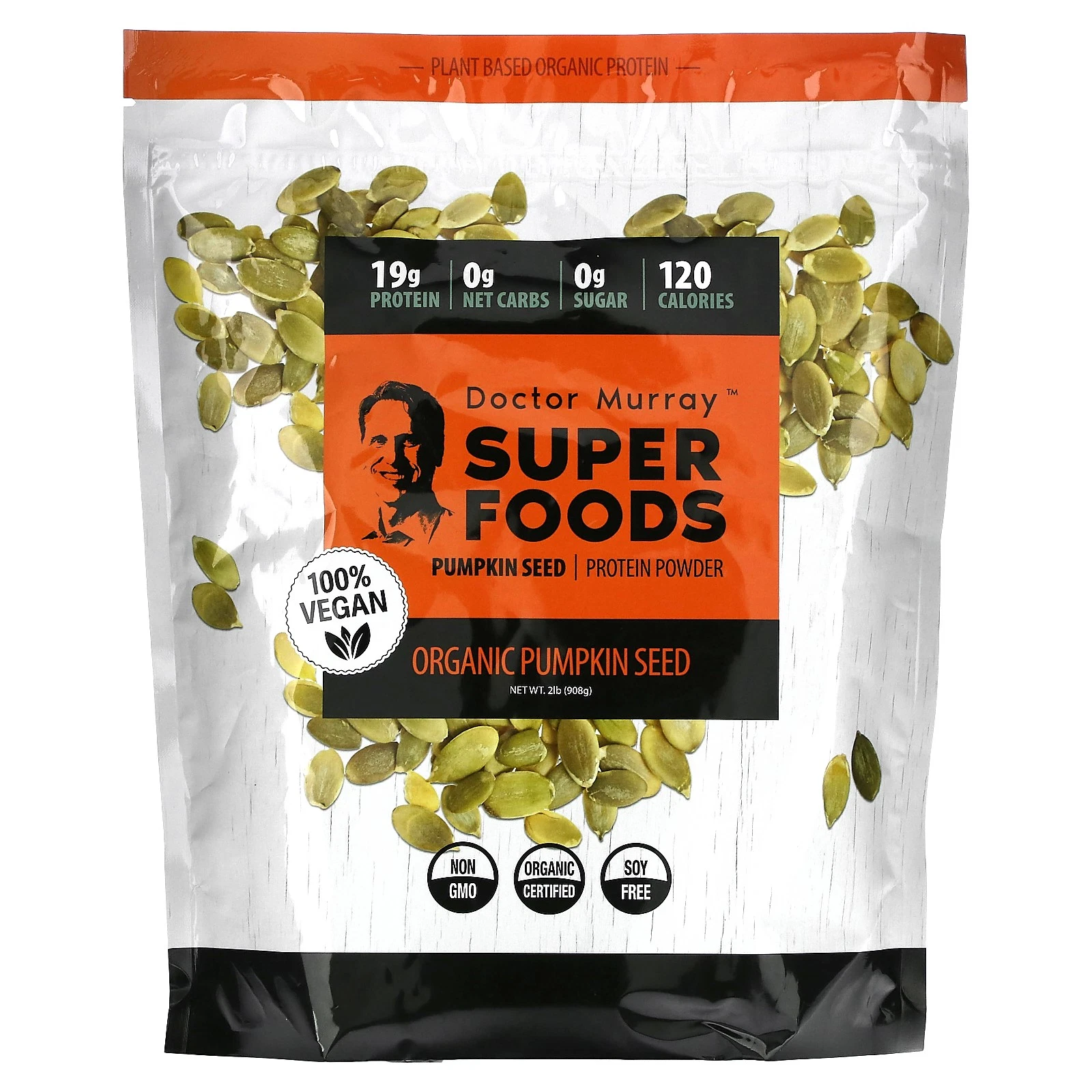 Super Foods, Organic Pumpkin Seed Protein Powder, 2 lb (908 g)