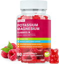 Potassium Magnesium Gummies - Magnesium Glycinate Gummies & Potassium Citrate...