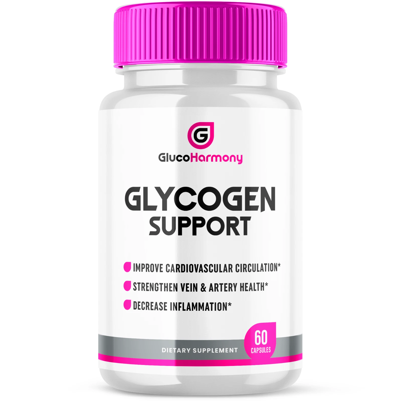 Gluco Harmony Advanced Formula Blood Support Balance Supplement 60 Capsules