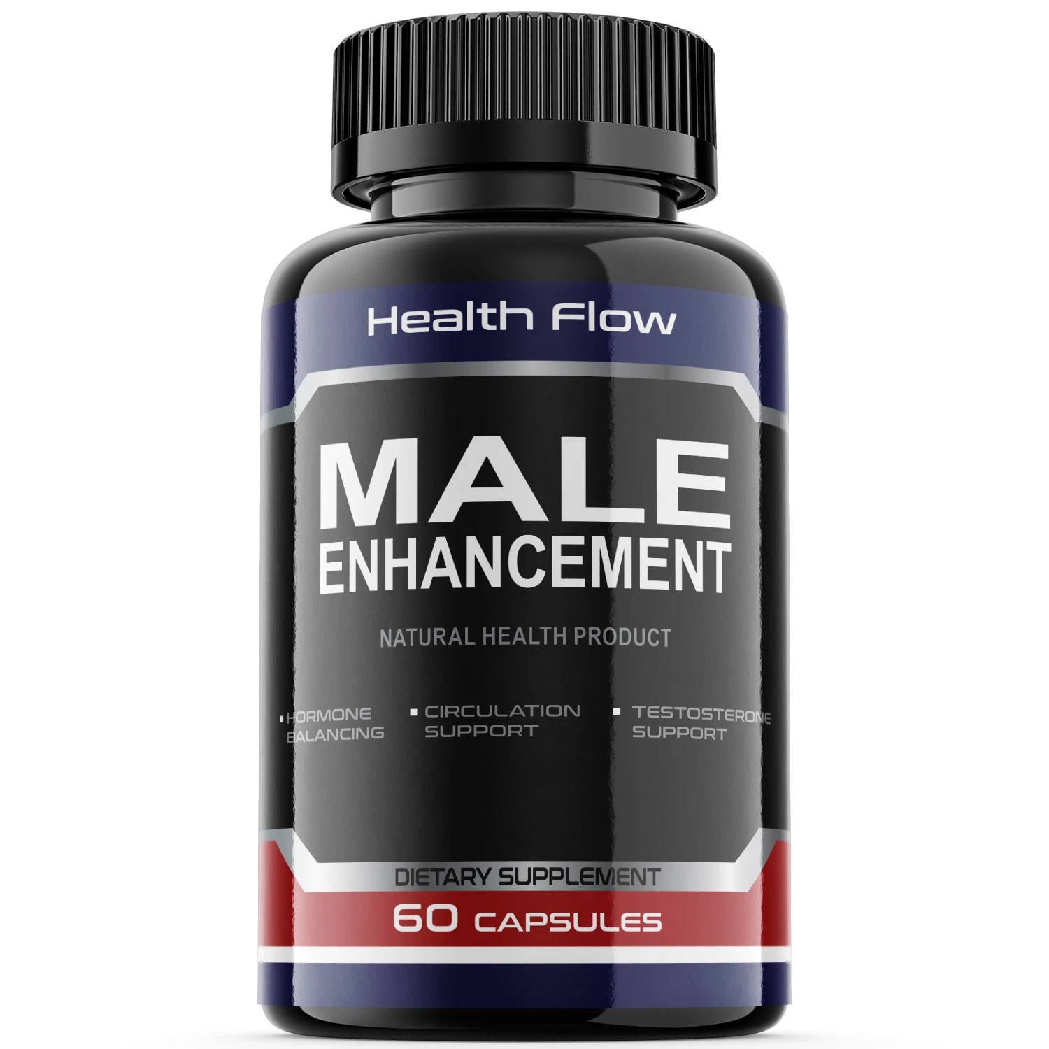 Health Flow Male - Male Virility - 1 Bottle - 60 Capsules