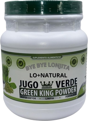 [156394559562] JUGO Verde (Green King Powder) Super Detox 16 oz Dietary Supplement 100% Natural