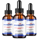 (3 Pack) Mounfit Weight Loss Drops for Burning Excess Fat Boosting Energy (6 oz)
