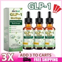 1~3X GLP-1 Moringa Health Slimming Drops Liquid For Weight Loss Fat Burner 30ML.