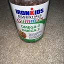 IronKids Essential Omega-3, 200 Gummies, AGES 2+, Exp:2026NOV