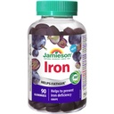 Jamieson Iron Gummies Great Tasting Prevent Iron Deficiency Fatigue 90 pcs NEW