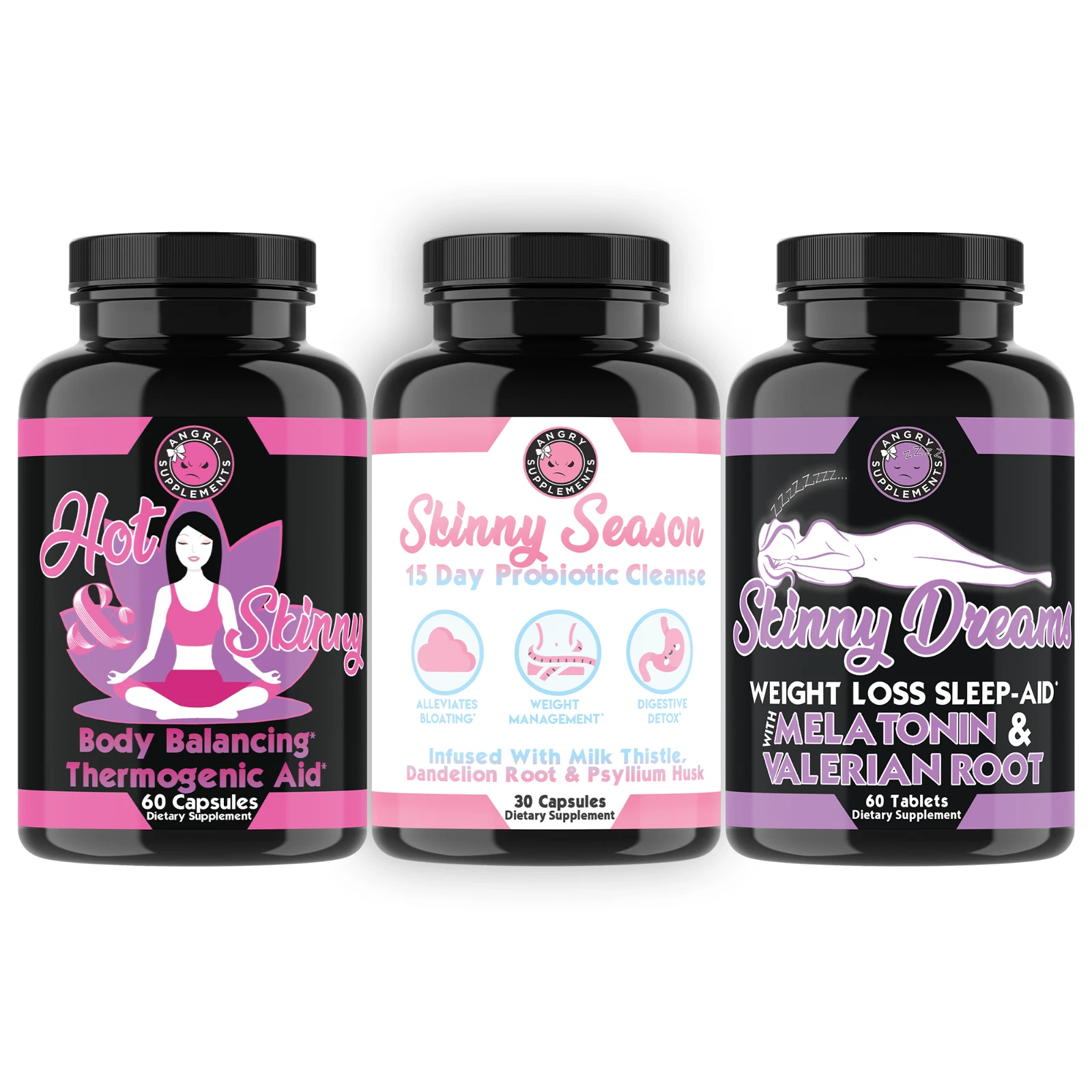 Women's Weight Loss with Hot & Skinny, Skinny Season and Skinny Dreams 3 PK