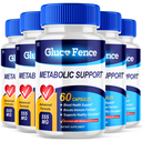 (5 Pack) Gluco Fence, GlucoFence Metabolism & Blood Sugar Support (300 Capsules)