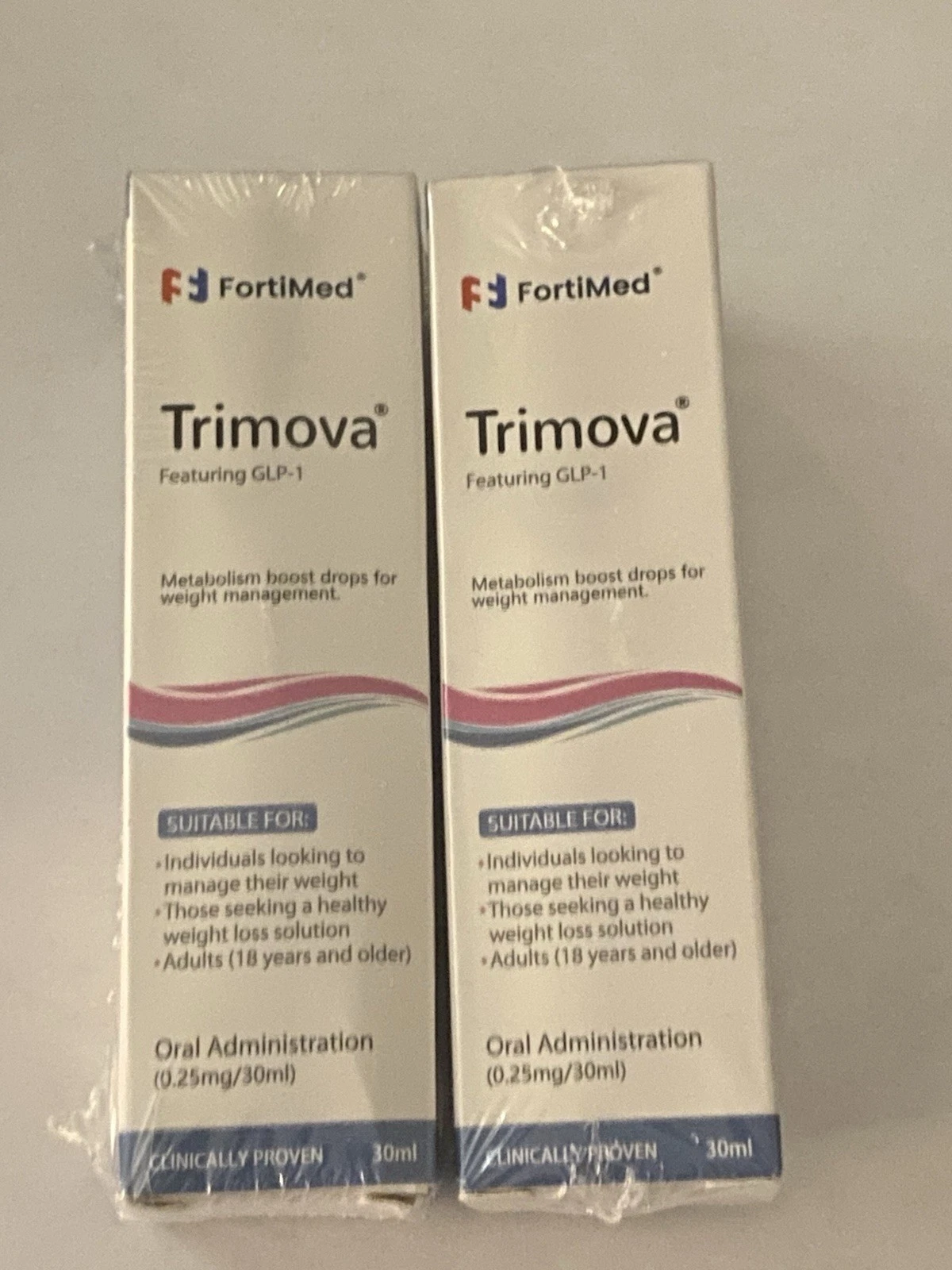 2btls.FortiMed Trimova Featuring GLP-1 Metabolism Boost Drops For Weight...