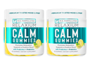 RELAXIUM® Calm Gummies with Probiotics + Prebiotics Lemon 60 Count (2 Pack)