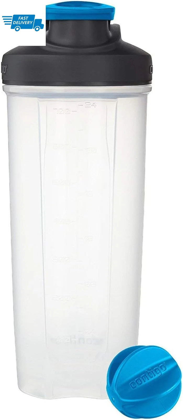 [127226913040] Shake & Go Fit Shaker Bottle, 28 Oz., Carolina Blue, Snap Lid