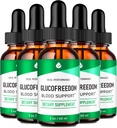 (5 Pack) GlucoFreedom Drops - Official Formula - GlucoFreedom Liquid Drops Ad...