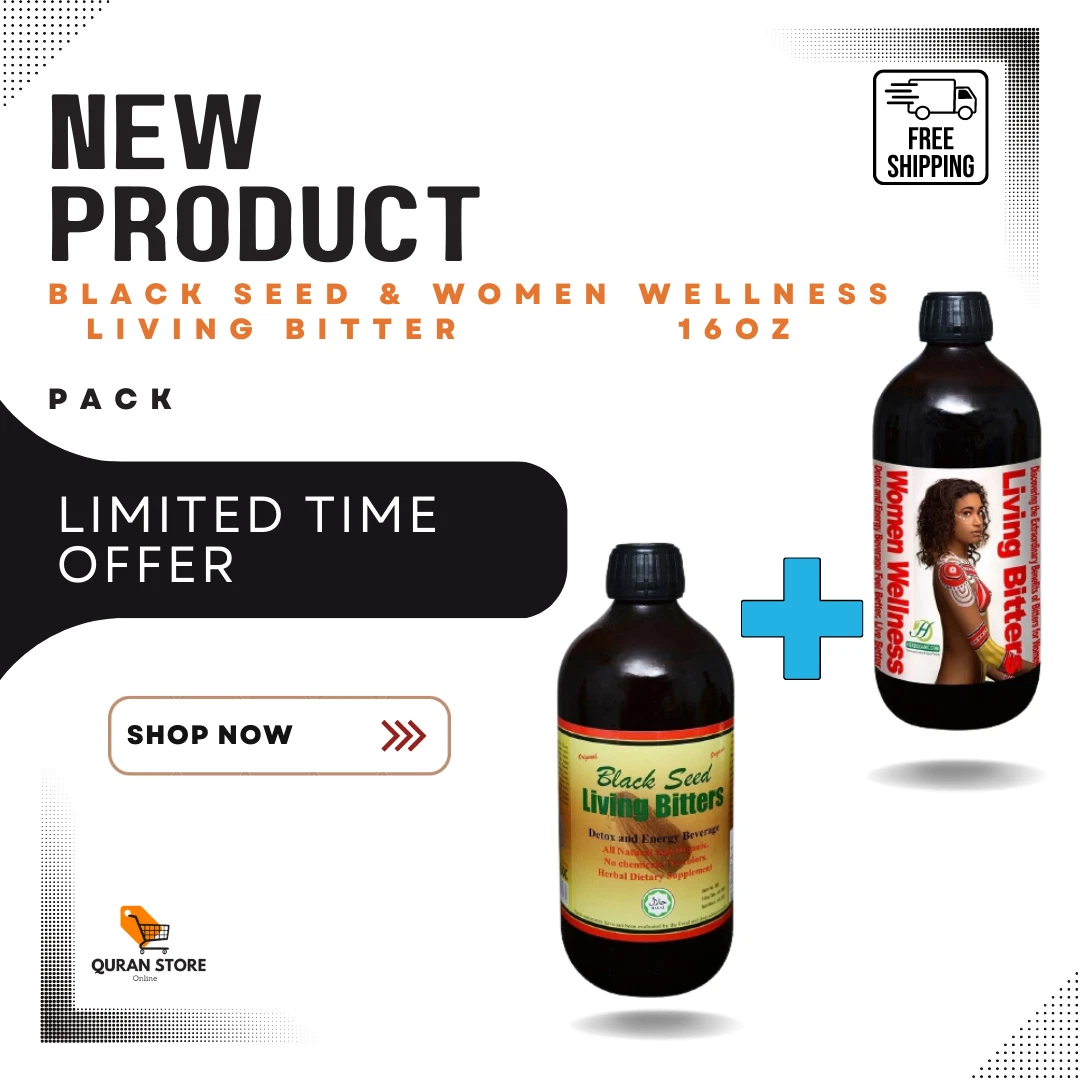 [314606565626] Herboganic Black Seed & Women Wellness Living Bitters Combo Pack 16oz