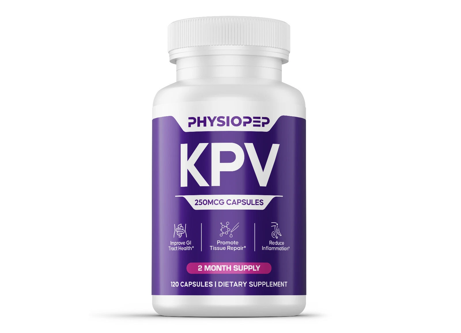 Physiopep KPV - 120 Capsules