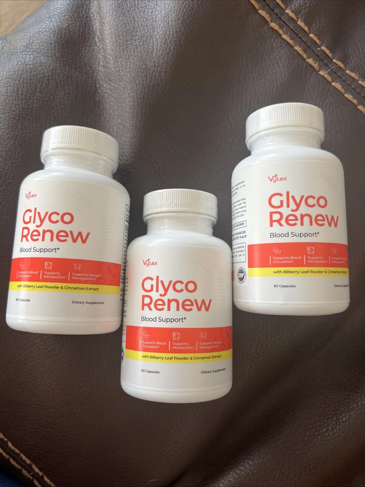 (3 Pack) Glyco Renew Advanced Blood Support Pills for Healthy Blood Sugar Levels
